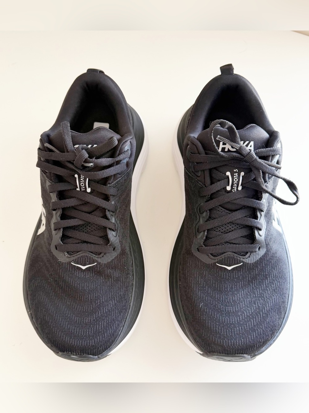 HOKA Women’s Gaviota 5 Black Running Shoes size 8B - Picture 2 of 10